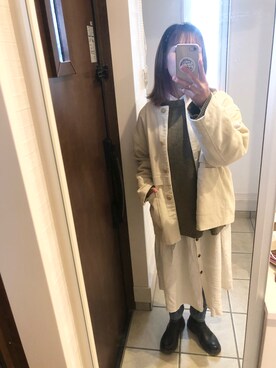 「SFW（エスエフダブリュー）のアイテム」を使った、nrkさん（レディース・158cm）の秋コーディネート