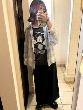 「no brand（ノーブランド）のアイテム（トップス）」を使った、nrkさん（レディース・158cm）の秋コーディネート