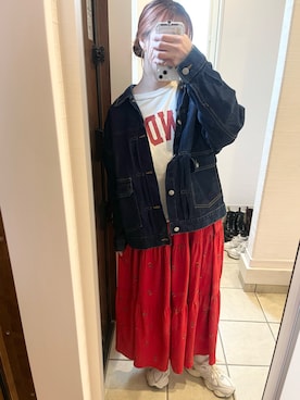 「ehka sopo（エヘカソポ）のアイテム」を使った、nrkさん（レディース・158cm）の春コーディネート