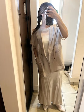 「no brand（ノーブランド）のアイテム」を使った、nrkさん（レディース・158cm）の秋コーディネート
