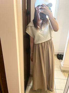 「w closet（ダブルクローゼット）のアイテム」を使った、nrkさん（レディース・158cm）の夏コーディネート