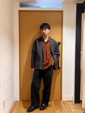 「EKAL（エカル）のアイテム」を使った、むらかみ せいさん（メンズ・170cm）の春コーディネート