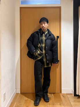 「marka（マーカ）のアイテム」を使った、むらかみ せいさん（メンズ・170cm）の冬コーディネート