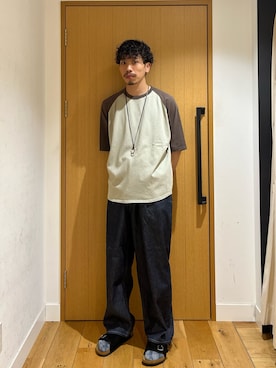 URBAN RESEARCH DOORSのその他パンツを使った「ペインターパンツ」の