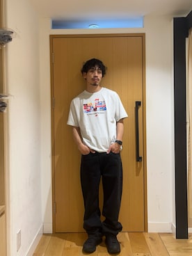 「MERRELL（メレル）のアイテム」を使った、むらかみ せいさん（メンズ・170cm）の夏コーディネート