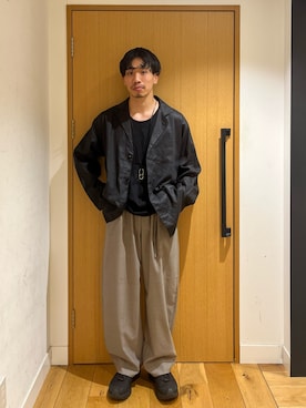 「MERRELL（メレル）のアイテム」を使った、むらかみ せいさん（メンズ・170cm）の夏コーディネート