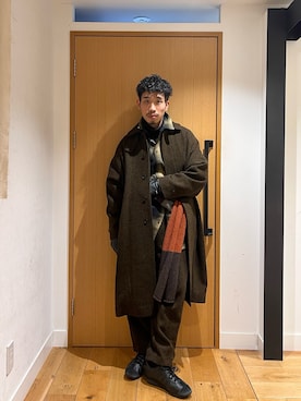 「アイテム（その他アウター）」を使った、むらかみ せいさん（メンズ・170cm）の秋コーディネート