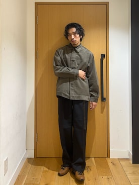 「コーデュロイ」｜むらかみ せいさん（メンズ・170cm）の秋コーディネート