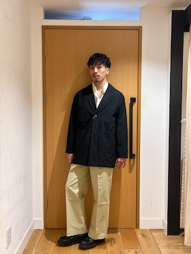 「かぐれ（カグレ）のアイテム」を使った、むらかみ せいさん（メンズ・170cm）の春コーディネート