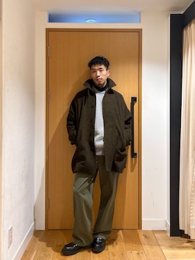 「アイテム（その他アウター）」を使った、むらかみ せいさん（メンズ・170cm）の秋コーディネート