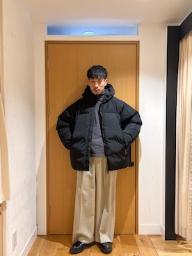 「ON」｜むらかみ せいさん（メンズ・170cm）の冬コーディネート