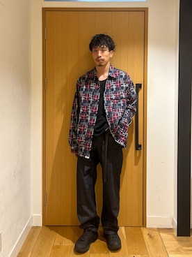 「URBAN RESEARCH DOORS（アーバンリサーチドアーズ）のアイテム（デニムパンツ）」を使った、むらかみ せいさん（メンズ・170cm）の夏コーディネート