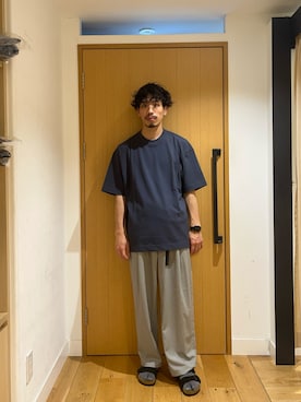 「LACOSTE（ラコステ）のアイテム」を使った、むらかみ せいさん（メンズ・170cm）の夏コーディネート