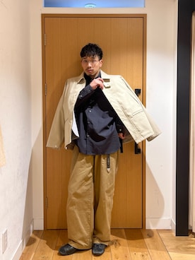 「STILL BY HAND（スティルバイハンド）のアイテム」を使った、むらかみ せいさん（メンズ・170cm）の冬コーディネート