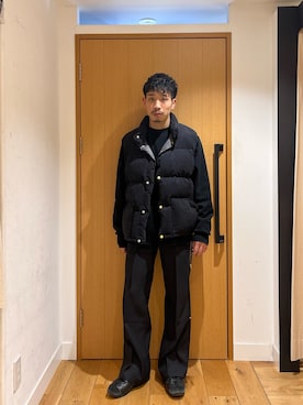 「アイテム（その他アウター）」を使った、むらかみ せいさん（メンズ・170cm・20代）の冬コーディネート