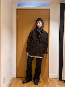 「アイテム（その他アウター）」を使った、むらかみ せいさん（メンズ・170cm）の秋コーディネート