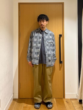 「EKAL（エカル）のアイテム」を使った、むらかみ せいさん（メンズ・170cm）の夏コーディネート