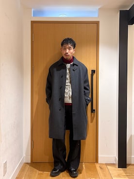 「アイテム（ベスト）」を使った、むらかみ せいさん（メンズ・170cm・20代）の秋コーディネート