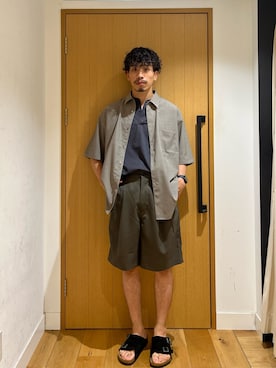 「EKAL（エカル）のアイテム」を使った、むらかみ せいさん（メンズ・170cm）の夏コーディネート