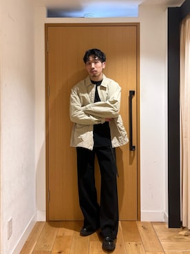 「Snow Peak（スノーピーク）のアイテム」を使った、むらかみ せいさん（メンズ・170cm）の春コーディネート