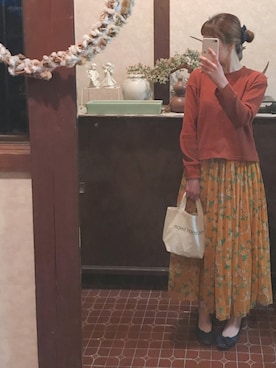 「H&M（エイチ・アンド・エム）のアイテム（バレエシューズ）」を使った、kmmyさん（レディース・155cm）の春コーディネート