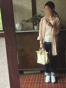 「リブニット」｜「アイテム（アナログ腕時計）」を使った、kmmyさん（レディース・157cm）の秋コーディネート