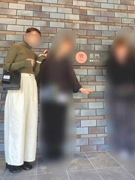 「リブニット」｜「アイテム（アナログ腕時計）」を使った、kmmyさん（レディース・157cm）の冬コーディネート