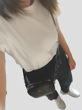 「アイテム（スウェットパンツ）」を使った、mさん（レディース・171cm・20代）の秋コーディネート