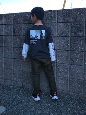 ayuuuuumu*さん（キッズ・126cm）の秋コーディネート