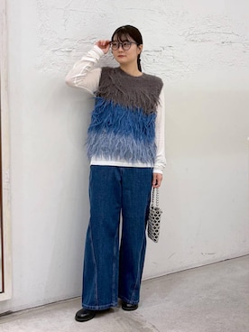 「LEPSIM」｜きょろさん（レディース・156cm）の冬コーディネート