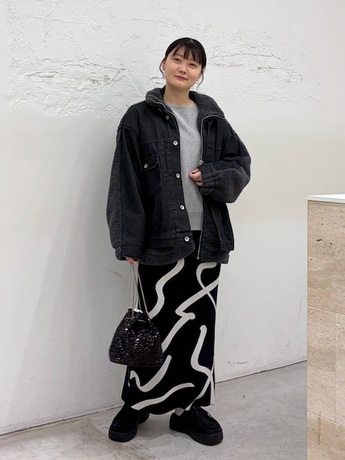 セール】デニムボアドッキングジャケット 593752（デニムジャケット