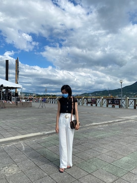 「URBAN RESEARCH（アーバンリサーチ）のアイテム（その他トップス）」を使った、哲さん（レディース・158cm）の夏コーディネート