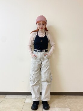 「アツいコーデ全部見せ」｜ジーさんさん（レディース・161cm）の夏コーディネート