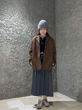 ジーさんさん（レディース・161cm）の冬コーディネート