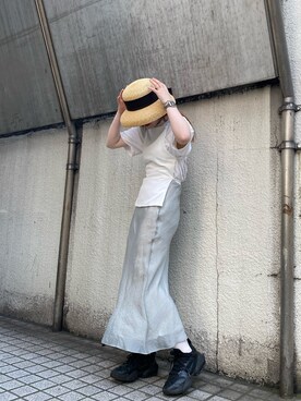 ジーさんさん（レディース・161cm）の夏コーディネート