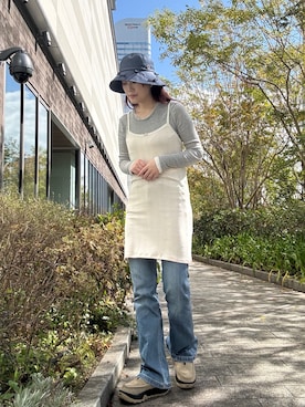 「Chapeau d' O（シャポードオー）のアイテム」を使った、ジーさんさん（レディース・161cm）の春コーディネート