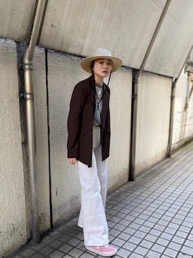 ジーさんさん(レディース・161cm)の春コーディネート