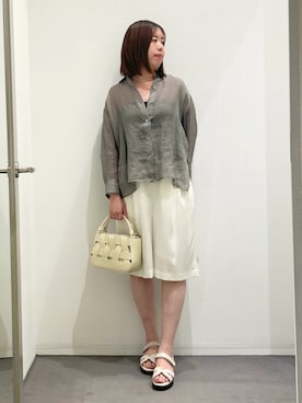 「qualite（カリテ）のアイテム」を使った、Asami0328さん（レディース・171cm）の春コーディネート
