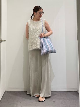 「NOMINE（ノミネ）のアイテム」を使った、Asami0328さん（レディース・171cm）の夏コーディネート