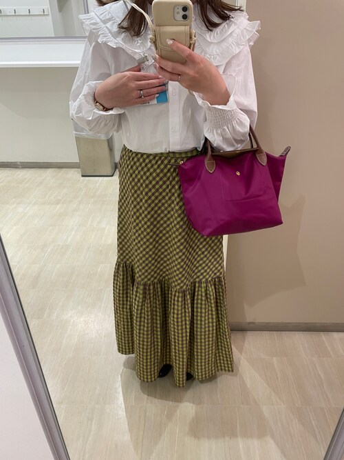 MARI|LONGCHAMPのトートバッグを使ったコーディネート - WEAR