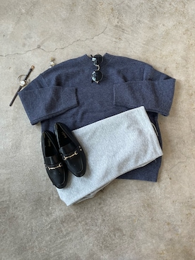 「アイテム（その他）」を使った、トレンド服のイタフラさん（レディース・157cm）の冬コーディネート