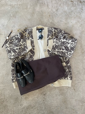 「アイテム（その他）」を使った、トレンド服のイタフラさん（レディース・157cm）の冬コーディネート