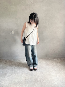「✳︎Instagram✳︎のアイテム（その他、その他）」を使った、トレンド服のイタフラさん（レディース・157cm）の春コーディネート