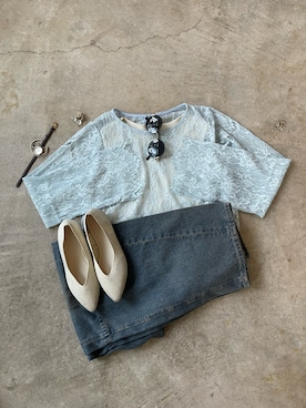 「✳︎Instagram✳︎のアイテム（その他、その他）」を使った、トレンド服のイタフラさん（レディース・157cm）の春コーディネート