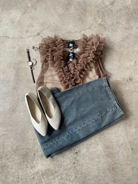 トレンド服のイタフラさんのコーディネート