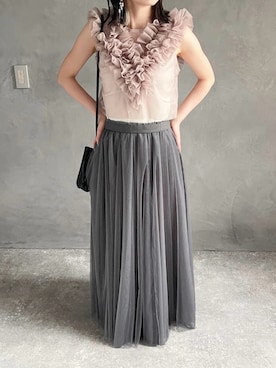 「✳︎Instagram✳︎のアイテム（その他、その他）」を使った、トレンド服のイタフラさん（レディース・157cm）の春コーディネート