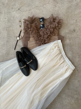 トレンド服のイタフラさんのコーディネート