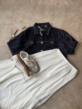 「✳︎Instagram✳︎のアイテム（その他、その他）」を使った、トレンド服のイタフラさん（レディース・157cm）の春コーディネート