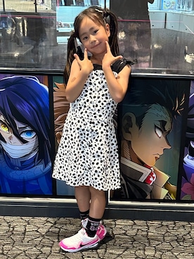 「アイテム（レッグウェア）」を使った、◡̈⃝︎A~nyan◡̈⃝︎さん（キッズ・120cm）の夏コーディネート