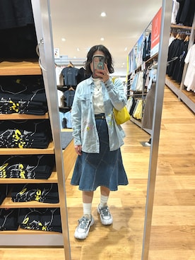 「TIDEWAY（タイドウェイ）のアイテム」を使った、かうゆさん（レディース・152cm）の春コーディネート